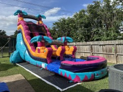 IMG 2122 1751079242 Teal Rippling Rush 18ft Single Lane Waterslide